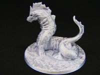 
              Undead Sea Serpant Mini Miniature Figure 3D Printed Model 28/32mm Scale RPG
            