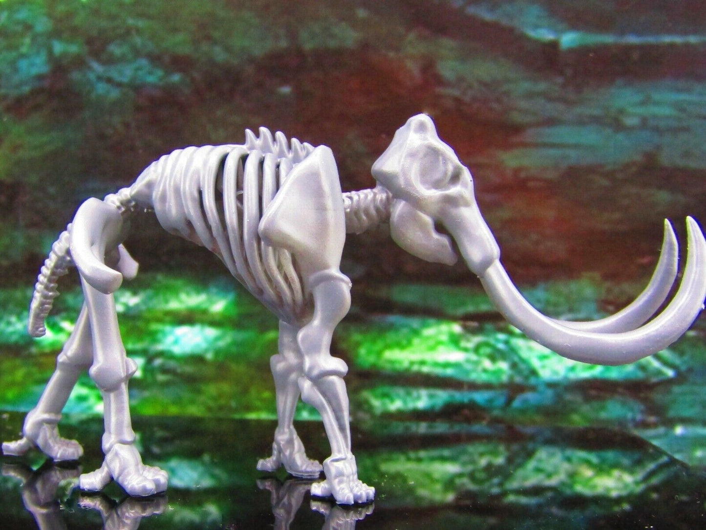 Mammoth Undead Elephant Skeleton B Mini Miniature Model Character Figure