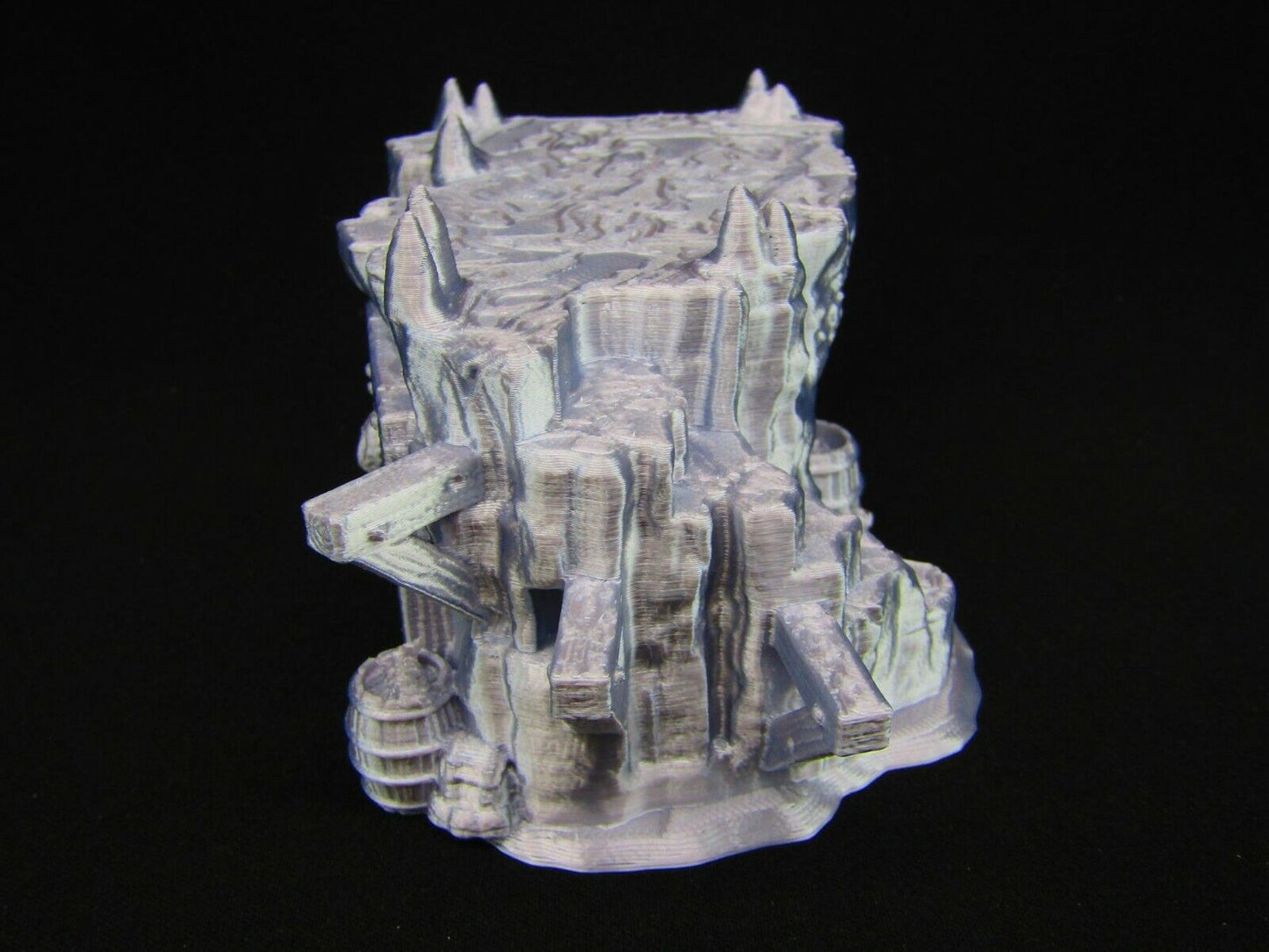 Mine Entrance & Staircase Scatter Terrain Scenery 3D Printed Mini Miniature