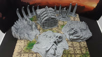 
              Boneyard Wasteland Scatter Terrain 28mm Scale Dungeons & Dragons Miniature Model
            