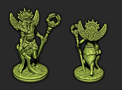 Egyptian Mummy Zombie Army Mini Miniature 28/32mm Figure D&D 3D Printed Resin