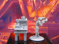 
              Female Alchemist Mad Scientist & Workshop Desk Mini Miniature Model Character
            