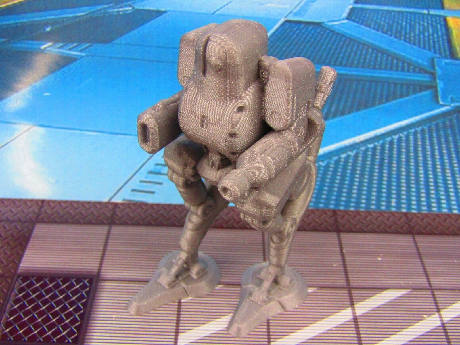 Mecha Walker Mecha Walker Scenery Scatter Terrain 3D Printed Model 28/32mm Scale Sc ...