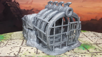 Boneyard Wasteland Scatter Terrain 28mm Scale Dungeons & Dragons Miniature Model