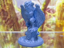 Bird Faced Harpy Perched Mini Miniature Figure 3D Printed Model 28/32mm Scale