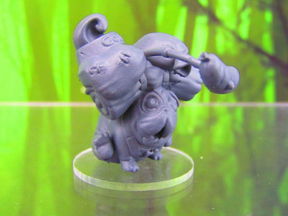 Pug Packdog Companion Pet Familiar Mini Miniature Figure 3D Printed Model