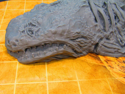 Beached Dead Whale Carcass Corpse Scatter Terrain Scenery 3D Printed Model