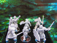 
              6pc Undead Skeleton Rogue Soldier Merc Set Mini Miniature Model Character Figure
            