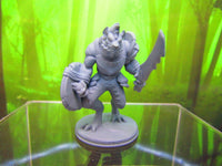 
              Gnoll Swordman Monster Mini Miniature 3D Printed Model 28/32mm Scale
            