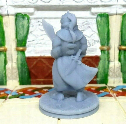 Palace Soldier Guard Fighter w Sword Mini Miniature Figure 28-32MM Resin Printed