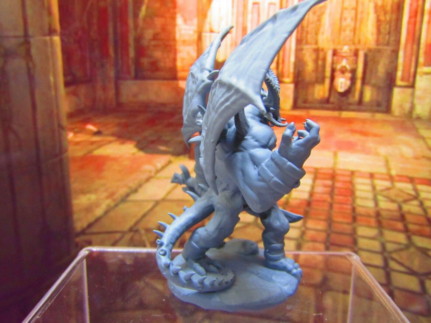 Hell Spawn Demon Winged Beast Horror Monster Mini Miniature 3D Printed Model