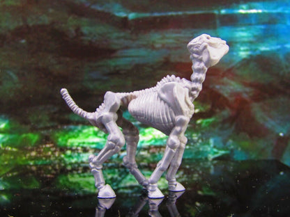 Undead Skeletal Skeleton Horse Pose B Mini Miniature Model Character Figure