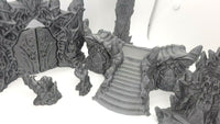 
              12 Piece Icy Palace Castle Set Scatter Terrain Set Scenery Dungeons & Dragons
            