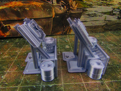 2pc Junk Wall Settlement Barricade F Scatter Terrain Scenery Wasteland