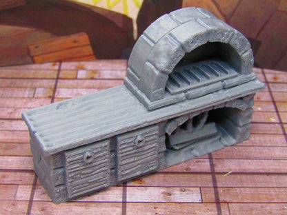 Inn Tavern Restaurant Kitchen Bakery Wood Fire Oven Scenery Scatter Terrain