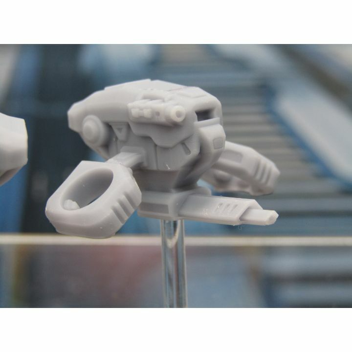 Lot of 3 Sentry Drones w/ Flight Stands Mini Miniature 3D Printed Figure Model