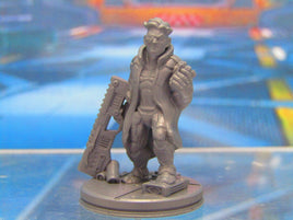 Sci Fi Time Travelling Cyborg Soldier Mini Miniature 3D Printed Model 28/32mm