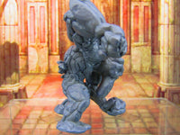 
              Rock Golem Monster Mini Miniature Figure 3D Printed Model 28/32mm Scale RPG
            