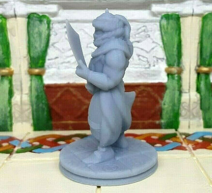 Palace Soldier Guard Fighter w Sword Mini Miniature Figure 28-32MM Resin Printed