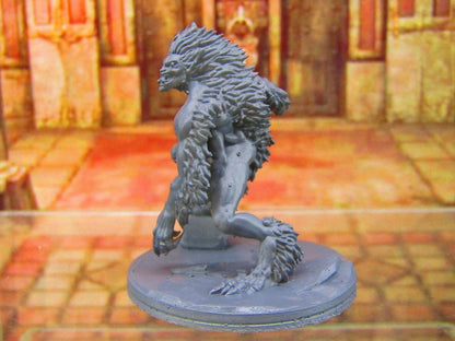 Dark Elf Demon Hybrid Monster Mini Miniature Figure 3D Printed Model 28/32mm