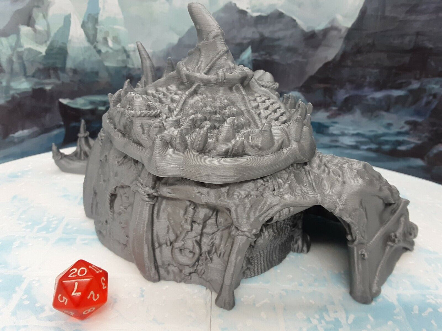 11 Piece Barbarian Tribal Village Scenery Terrain Mini Dungeons & Dragons D&D