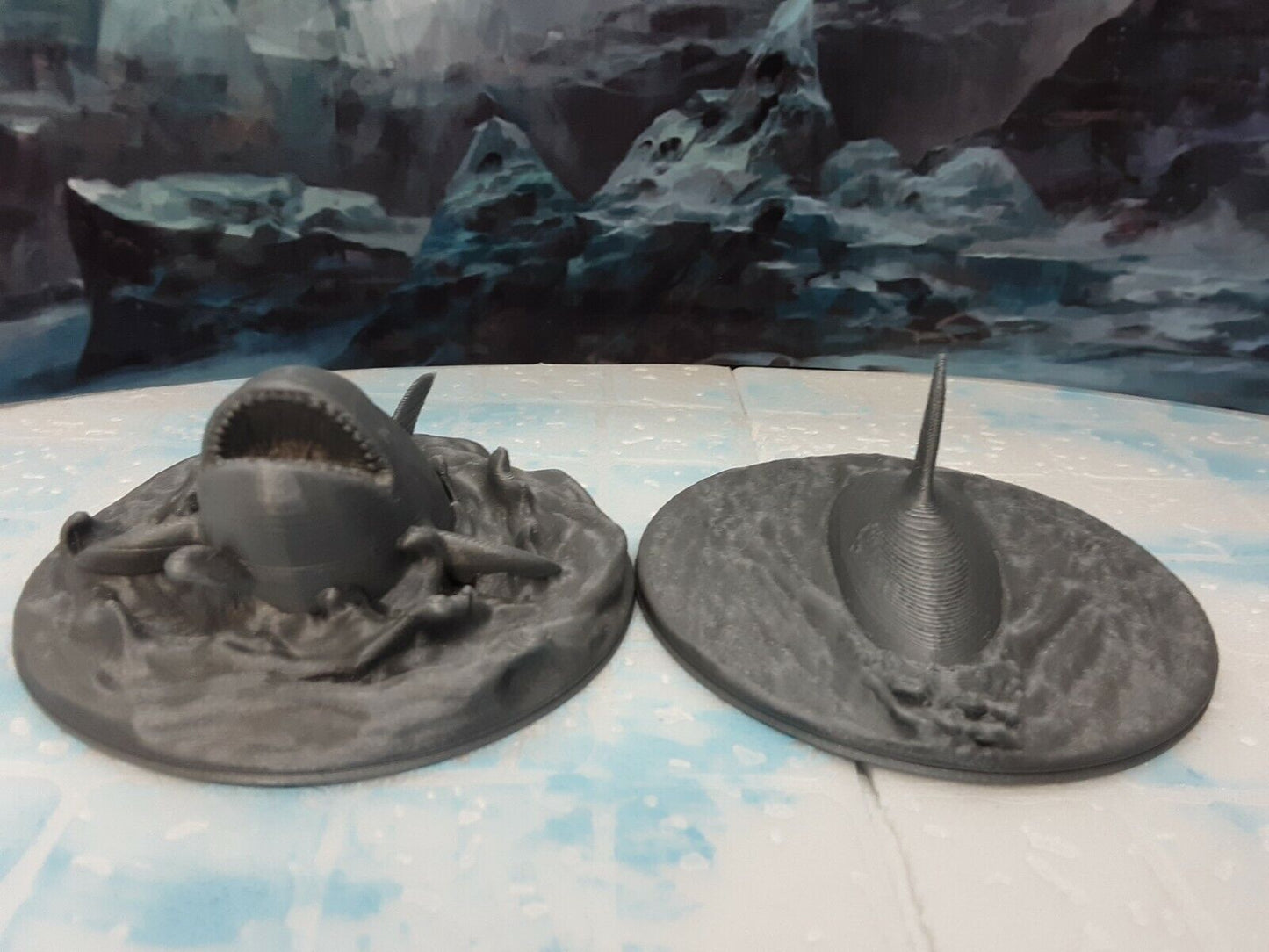 Killer Orca Whales Miniature Mini Figure Tabletop Game Piece Dungeons & Dragons