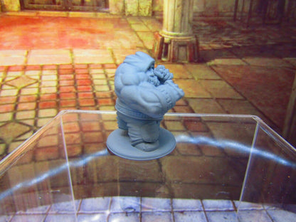 Dwarven Bar Room Brawler Boxer Fighter Mini Miniature Dwarf 3D Printed Model