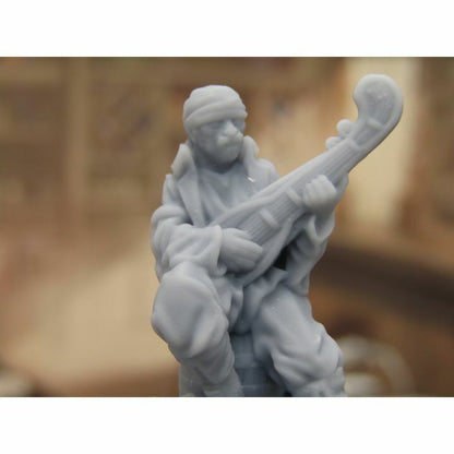 Dancer and Musician Bards Mini Miniature Scatter Terrain Scenery 3D Printed
