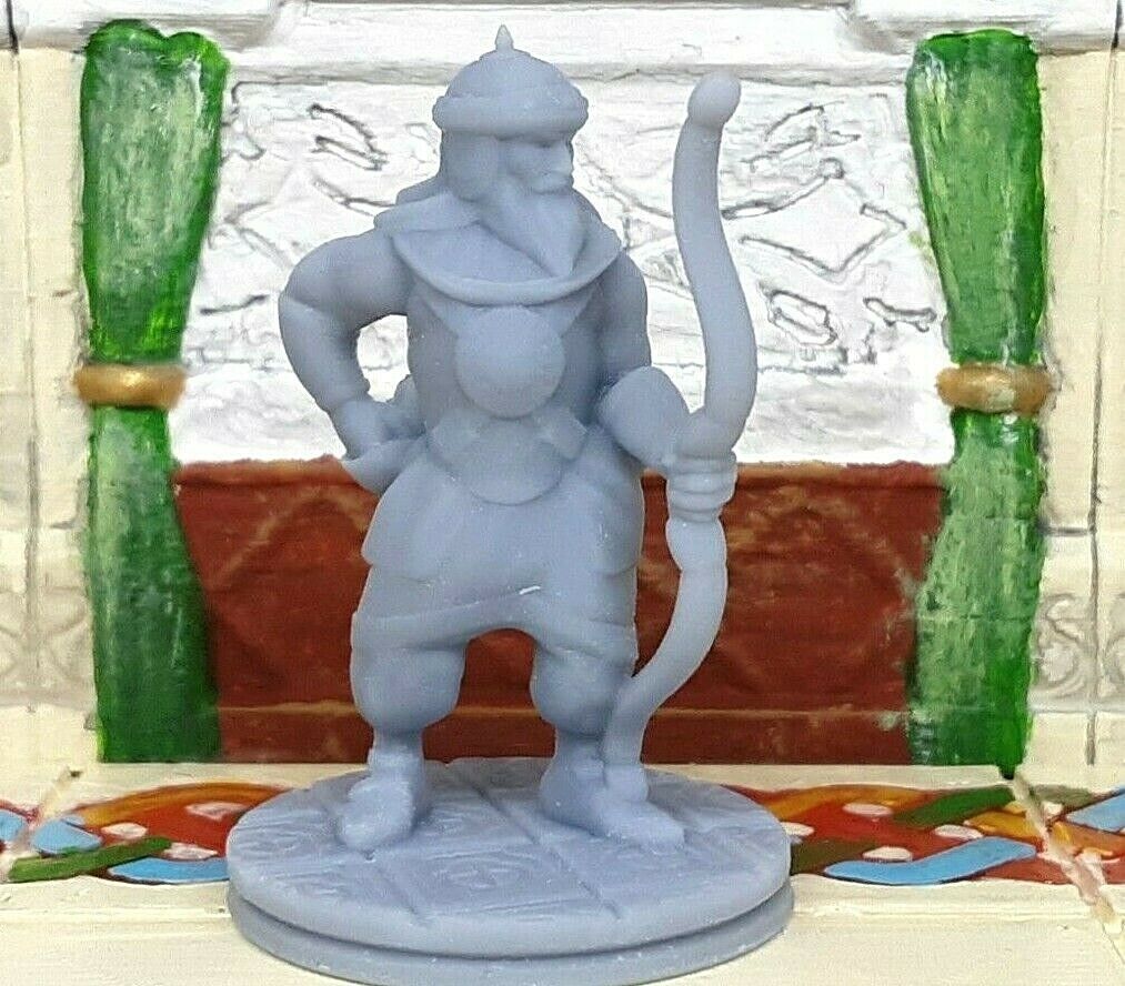Palace Soldier Guard Archer Fighter Mini Miniature Figure 28-32MM Resin Printed