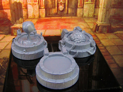3pc Mind Horror Brain / Growth Pools Scatter Terrain Scenery Mini Miniature