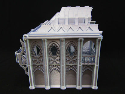 Dark Elf Nobles House Mansion Scatter Terrain Scenery 3D Printed Mini Miniature