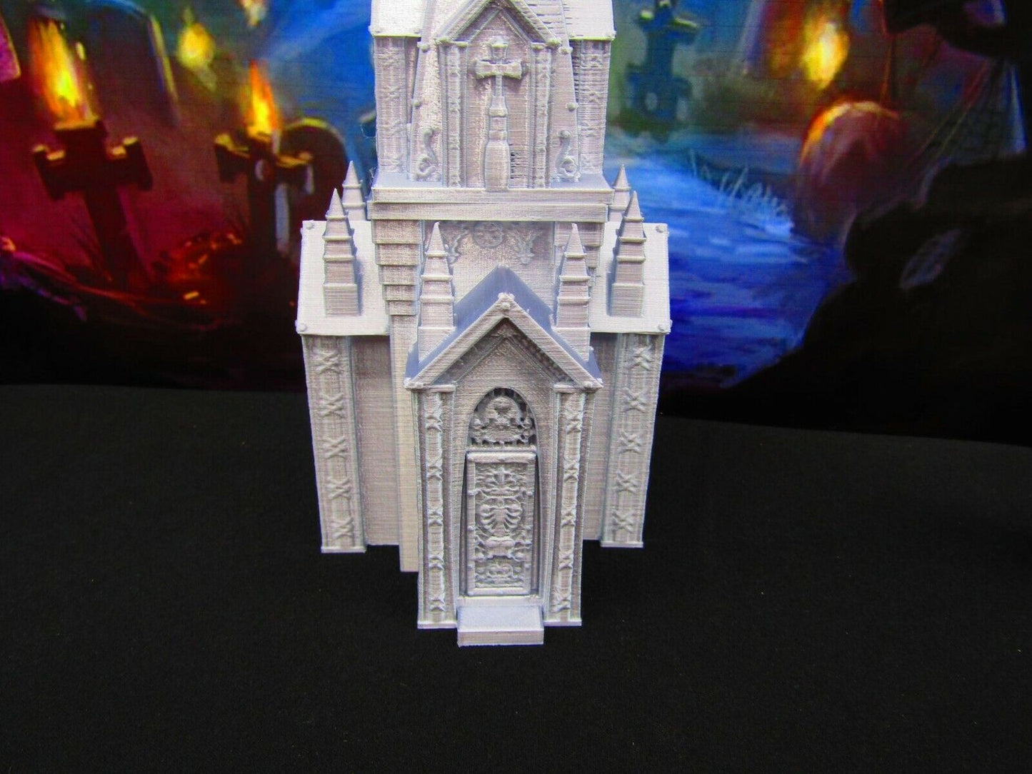 Modular Mausoleum 7pc Tomb Grave Set for Graveyard / Cemetery Scatter Terrain
