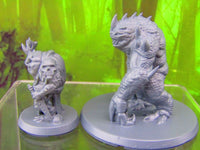 
              Slaad Pair Mini Miniatures 3D Printed Resin Model Figure 28/32mm Scale RPG
            