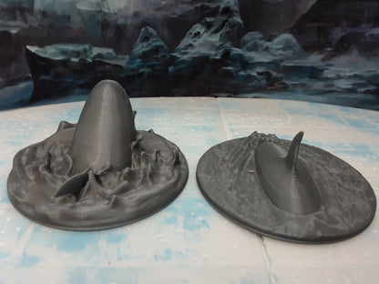 Killer Orca Whales Miniature Mini Figure Tabletop Game Piece Dungeons & Dragons