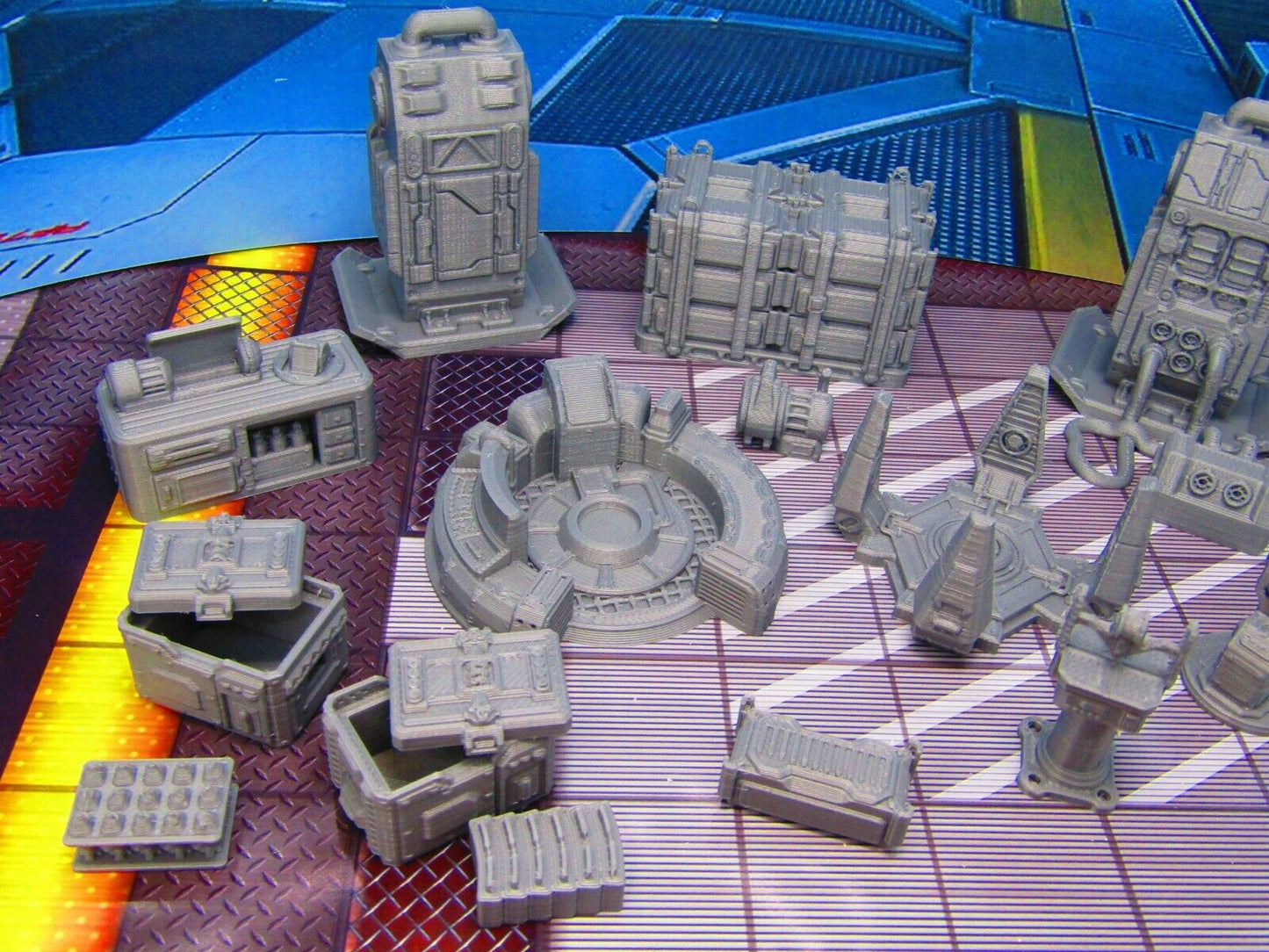 14 pc Mechanic's Bay Garage Workshop Scatter Terrain Scenery Miniature