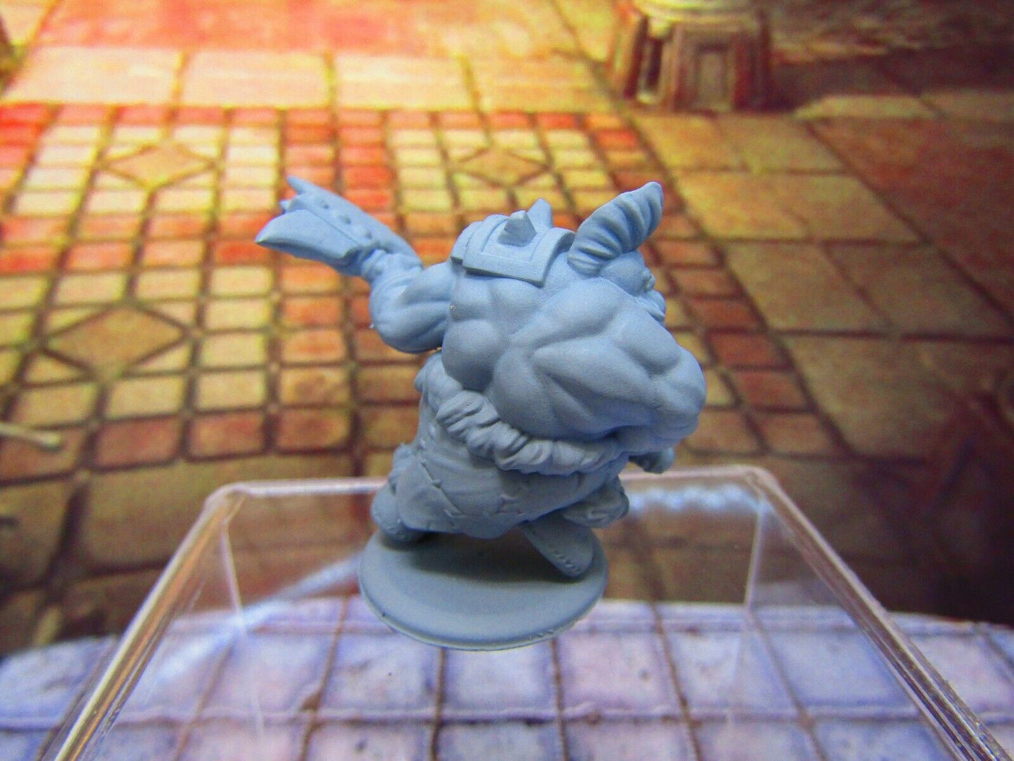 Dwarven Barbarian Berserker Mini Miniature Dwarf 3D Printed Model 28/32mm Scale