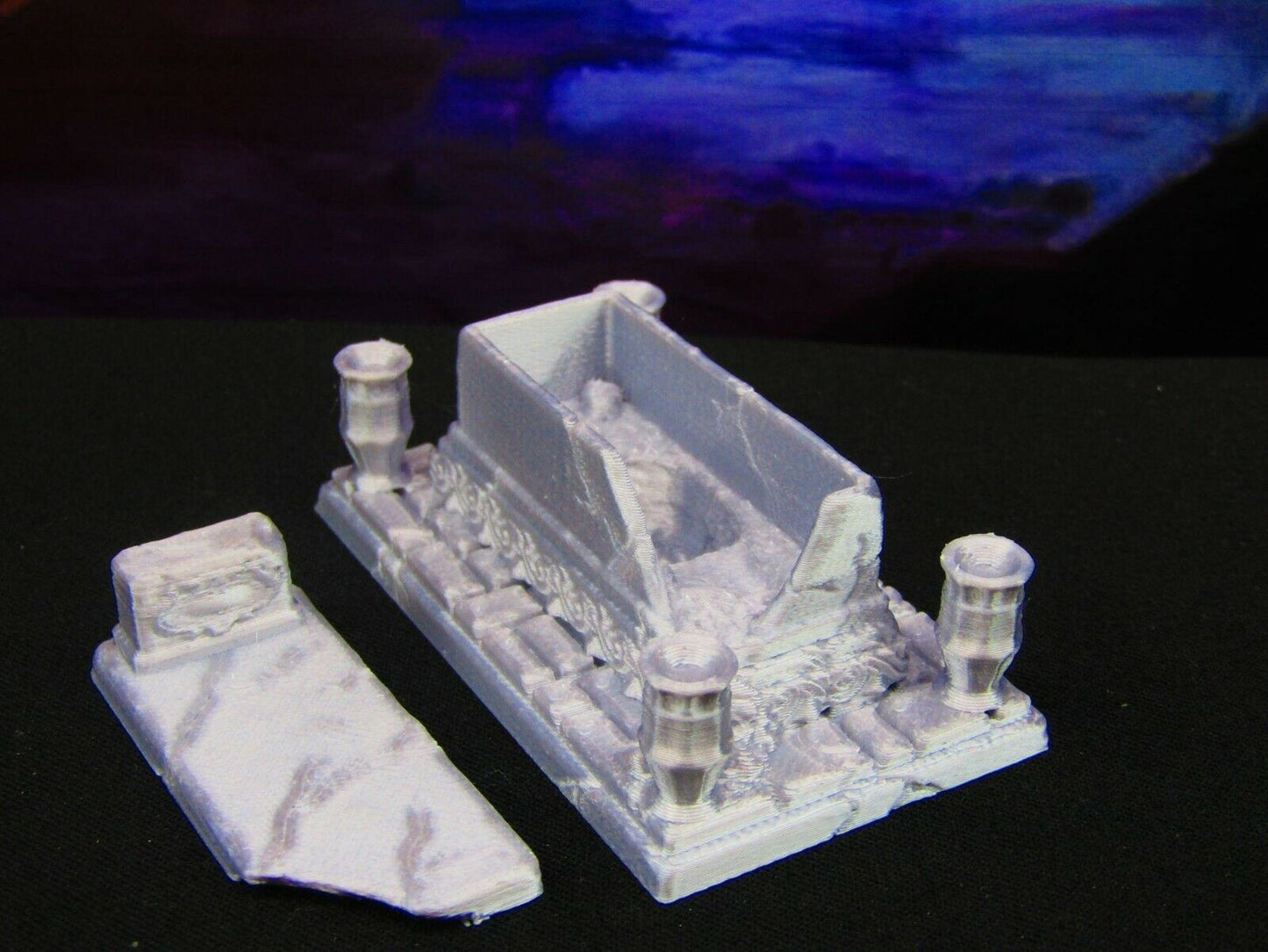 Gravesite Underground Burial Crypt Entrance for Graveyard / Cemetery 3d Print