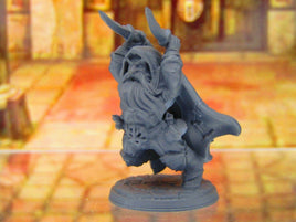 Kogan the Raider Rogue Thief Stealth Dwarf Warrior Mini Miniature 3D Print Dnd
