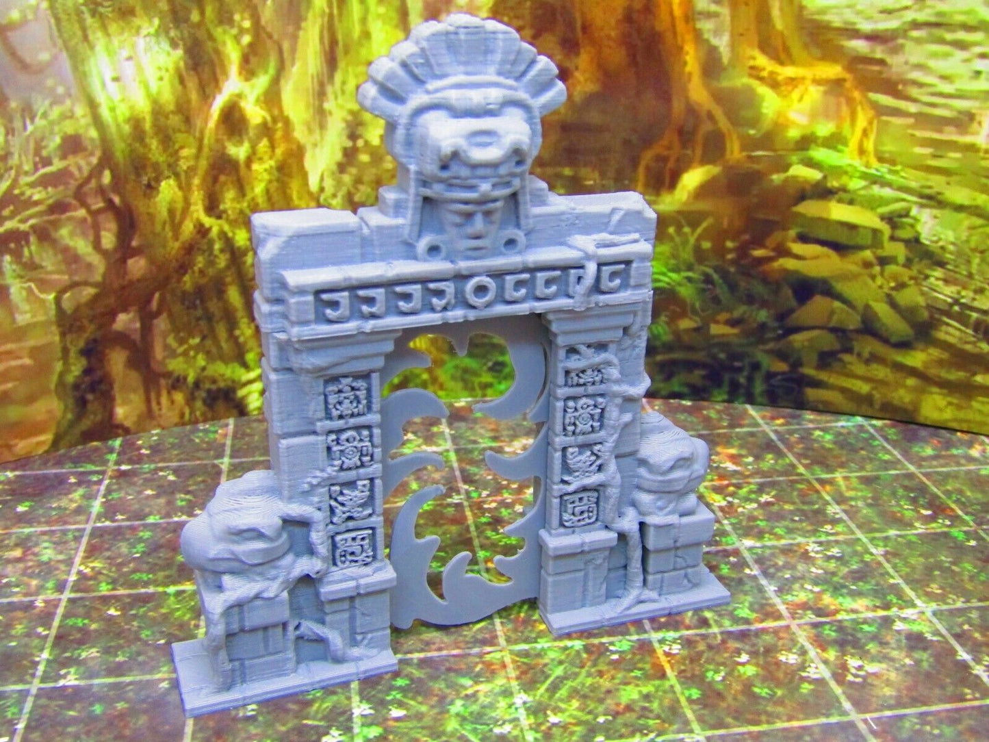 Jungle Magical Portal Entrance Gateway Scatter Terrain Scenery 3D Printed Model