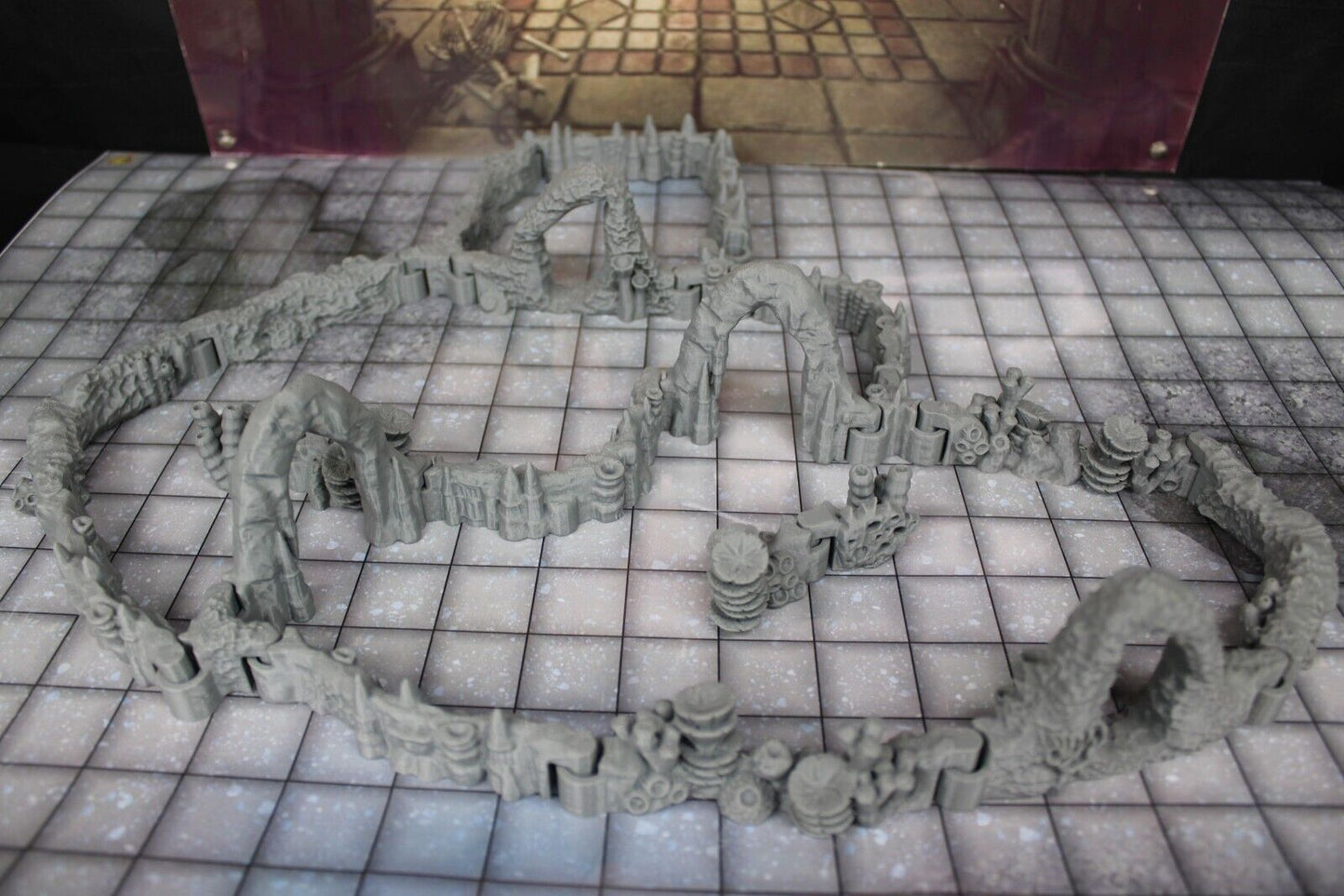 24pc Underwater Sea Labyrinth Dungeonsticks Walls  Map Set Scenery