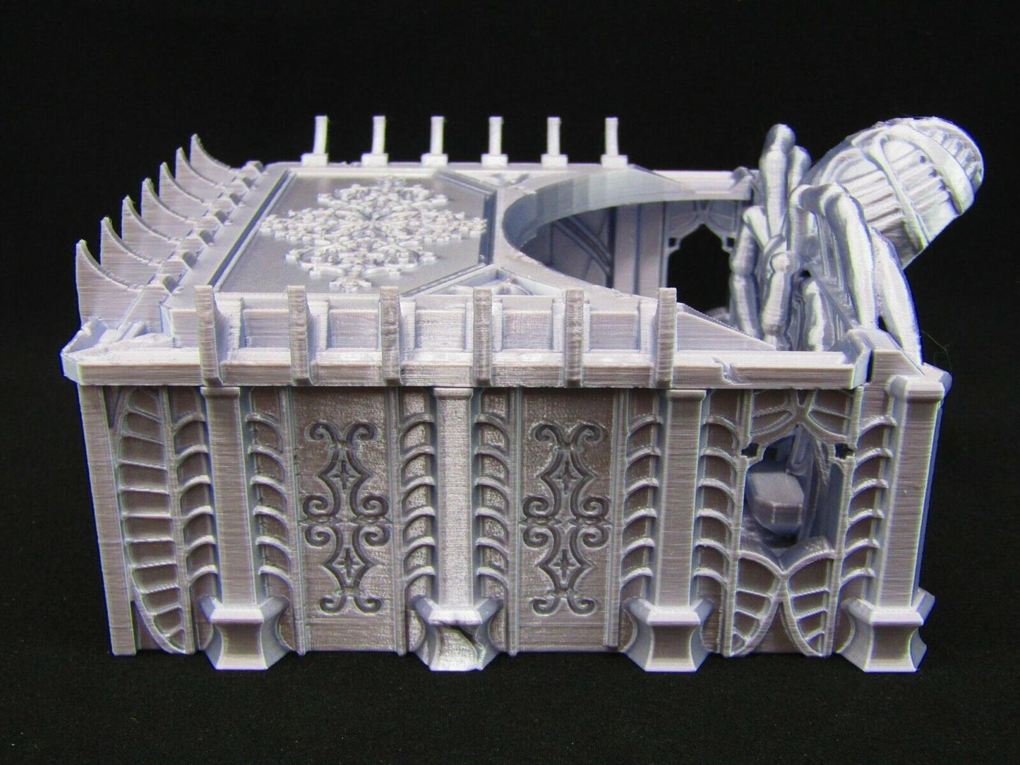 Dark Elf Unholy Chapel Church Scatter Terrain Scenery 3D Printed Mini Miniature