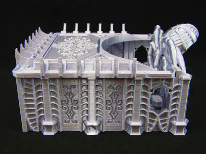 Dark Elf Unholy Chapel Church Scatter Terrain Scenery 3D Printed Mini Miniature