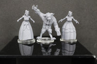
              3pc Beauty & The Beast Mini Miniature RPG Tabletop Gaming Wargaming D&D
            
