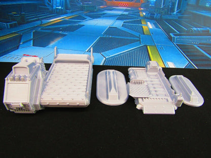 Hover Mover & Crusher Mining Construction Equipment Scenery Scatter Terrain 3D