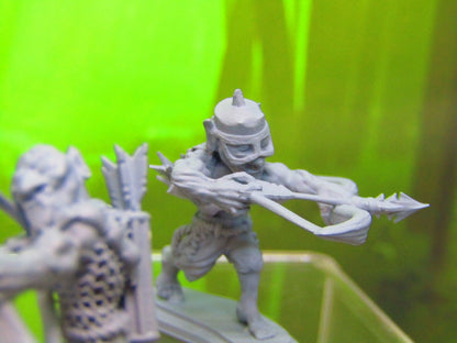 Pair of Goblin Archer Bowmen Monsters Mini Miniature 3D Printed Model 28/32mm