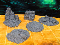 
              5pc Treasure Trove Coin Piles Chests Scatter Terrain Scenery 3D Printed Model
            