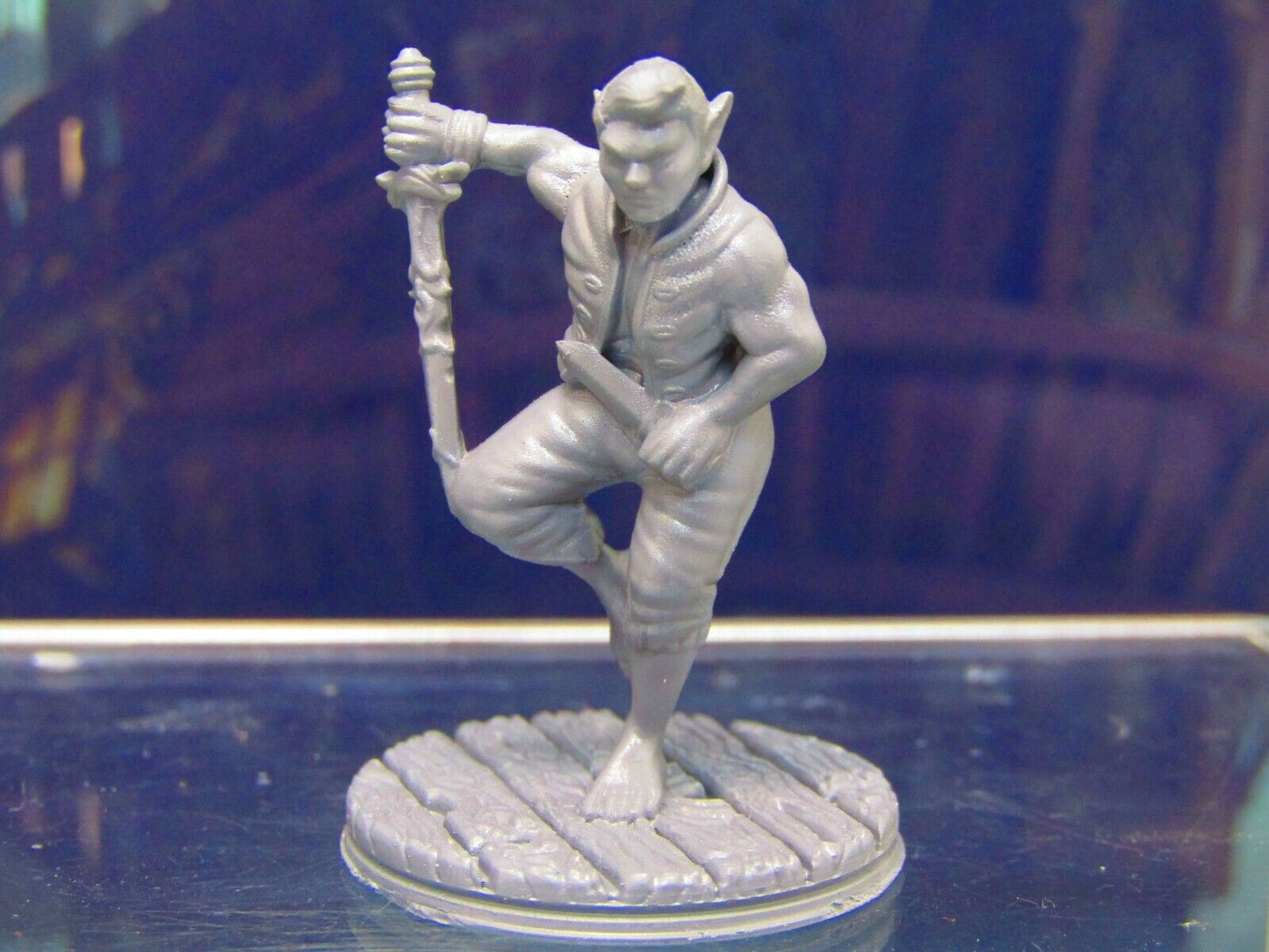 Elf Pirate Dual Wielding Weapons Mini Miniature Figure 3D Printed Model 28/32mm