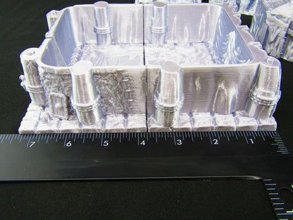 Barbarian Village Camp Set Scatter Terrain Scenery 3D Printed Mini Miniature