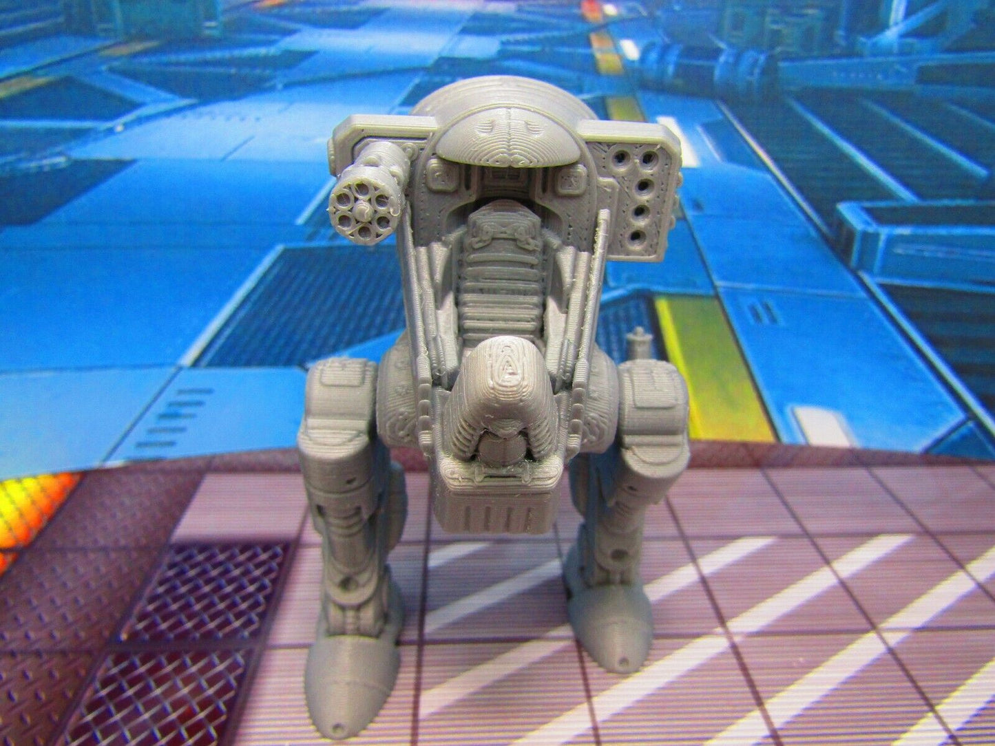 Battle Mech Small Attack Walker Miniature Mini Scatter Terrain Scenery