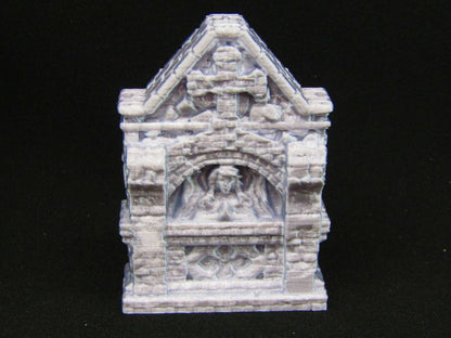 Roadside Holy Shrine A Scatter Terrain Scenery 3D Printed Mini Miniature Model
